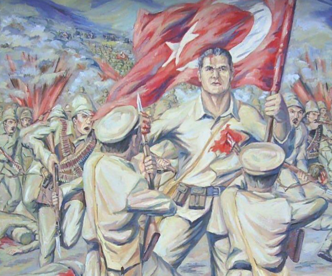 Rəssam Babək Məmmədlinin çəkdiyi rəsm