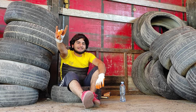 Elnur Fərzəliyev, cəbhəyə yardım kampaniyası