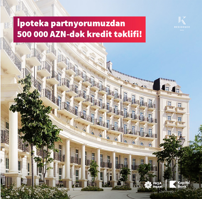 Kapital Bank illik 8%-dən başlayan sərfəli ipoteka krediti təklif edir