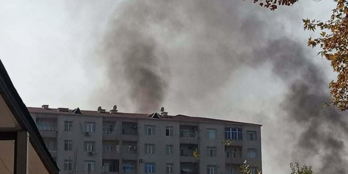 Ruslar Lvova raket atıb: üç güclü partlayış olub - Video