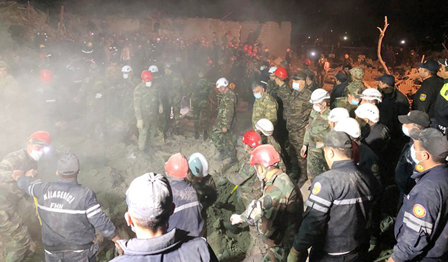 Gəncə terrorunda gözlərini itirən gənc ana bir daha övladlarını görməyəcək - Foto