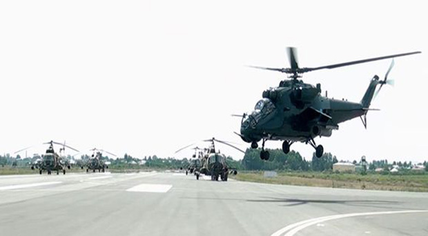 Rusiyanın hücum helikopteri Kiyev vilayətinə düşüb - Foto