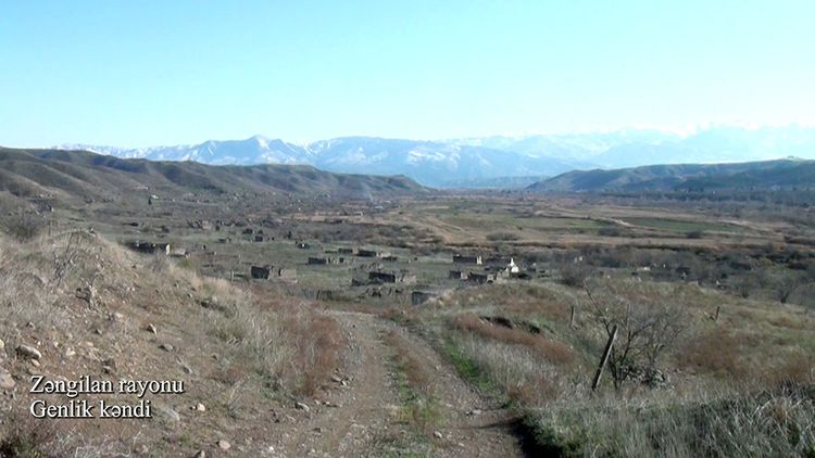 Zəngilan rayonunun Genlik kəndindən görüntülər - Video
