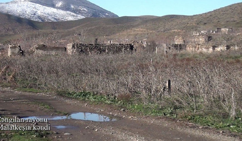Zəngilan rayonunun Malatkeşin kəndindən görüntülər - Video
