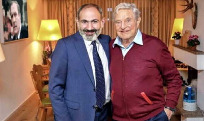 Nikol Paşinyan və Corc Soros