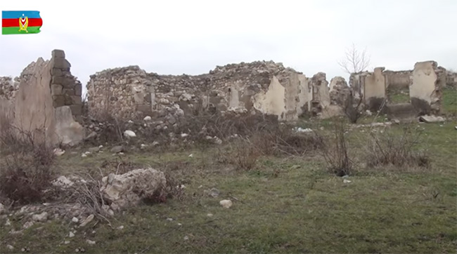 Qubadlı rayonunun Çardaqlı kəndindən görüntülər - Video