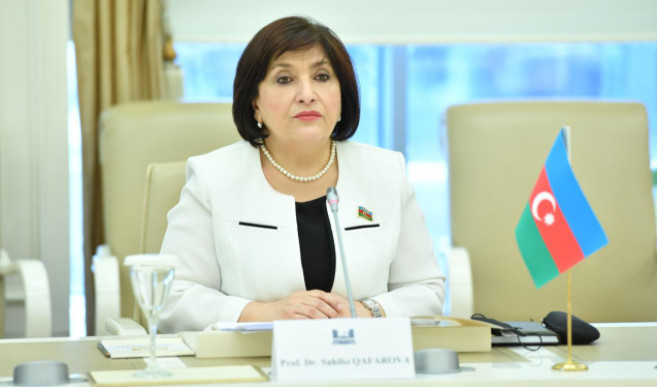 Sahibə Qafarova Parlament Spikerlərinin Avropa Konfransının açılış mərasimində iştirak edib