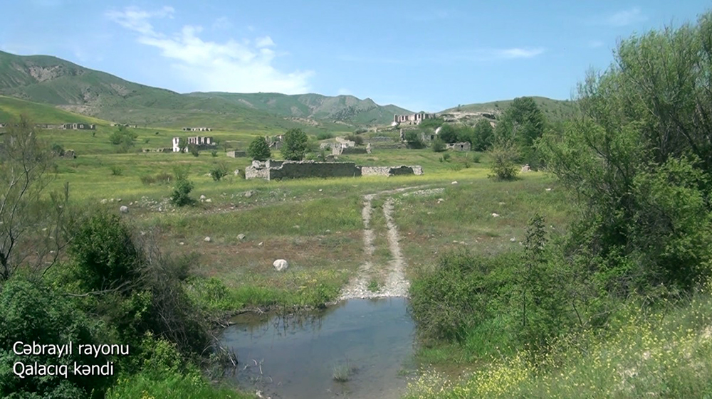 Cəbrayıl rayonunun Qalacıq kəndindən görüntülər – Video