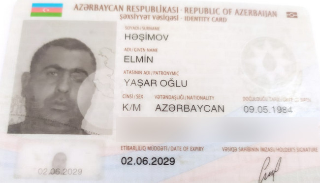 Həşimov Elmin Yaşar oğlu