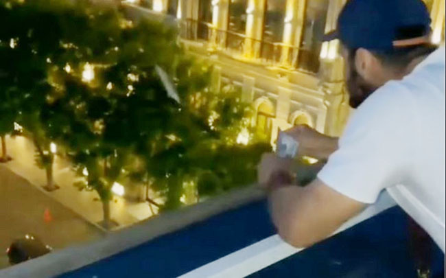 Eyvandan pul səpən məşhur cüdoçumuzla bağlı rəsmi açıqlama - Video