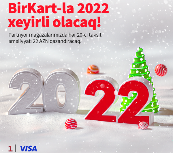 BirKart-la hər 20-ci taksit əməliyyat hədiyyə qazandırır