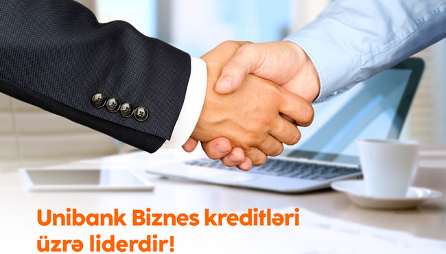 Unibank sahibkarlara verilən güzəştli biznes kreditlərinə görə liderdir