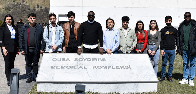 Bakı Avrasiya Universitetinin tələbələri Quba "Soyqrım Memorial Kompleksi"ni ziyarət ediblər