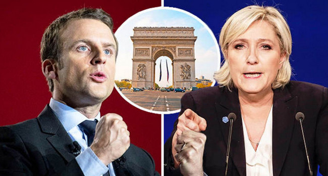 Emmanuel Makron və Marin Le Pen