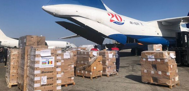 Azərbaycan Ukraynaya daha 20 ton humanitar yardım göndərib