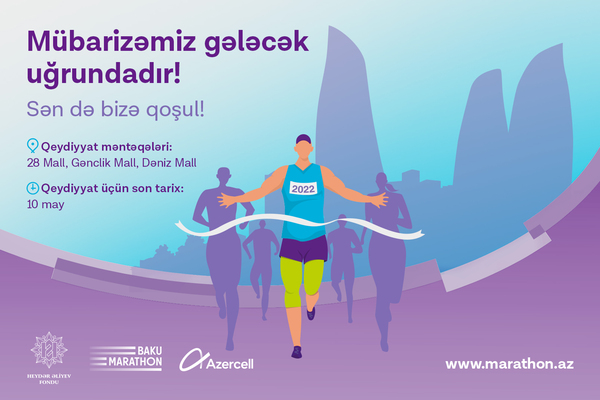 “Azercell Telekom” MMC “Bakı Marafonu-2022”-nin baş sponsorudur
