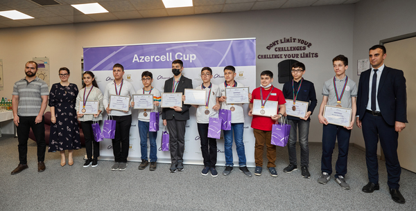“AZERCELL CUP” müsabiqəsinin qalibləri mükafatlandırıldı