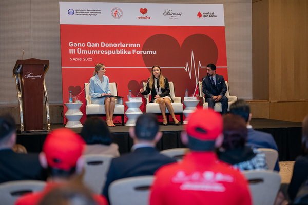 “Qırmızı Ürəklər” Fondunun dəstəyi ilə Gənc Qan Donorlarının III Ümumrespublika Forumu baş tutdu
