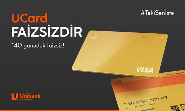 Unibankdan ölkədə bir ilk - multivalyutalı bank kartı