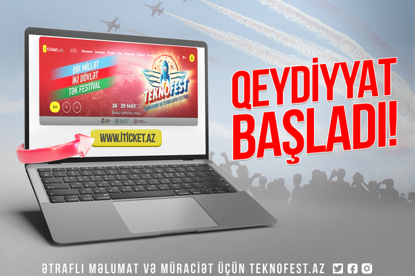 “TEKNOFEST Azərbaycan” festivalı ziyarətçi qeydiyyatına start verir