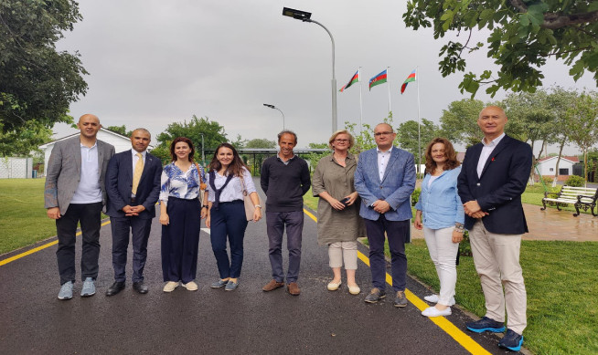 Avropa Şurası yanında bir qrup səfir Ağdama səfər edib