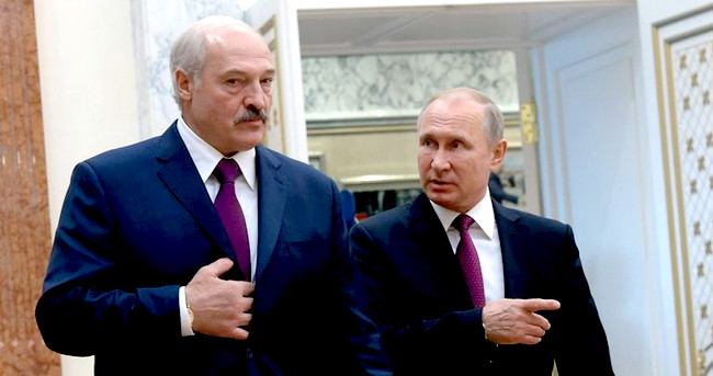 Aleksandr Lukaşenko və Vladimir Putin