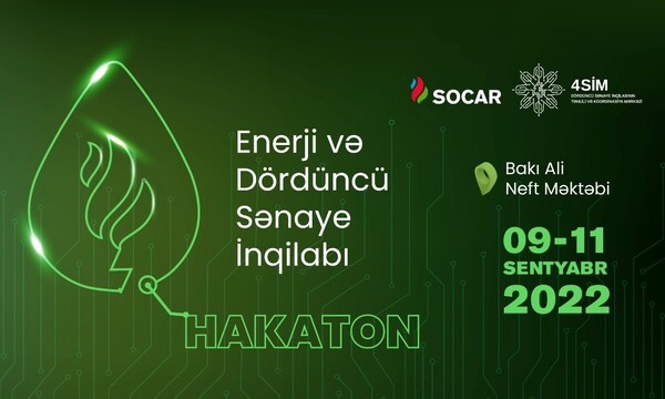 SOCAR və 4SİM-in birgə təşkilatçılığı ilə “Enerji və Dördüncü Sənaye İnqilabı” Hakaton yarışı keçiriləcək