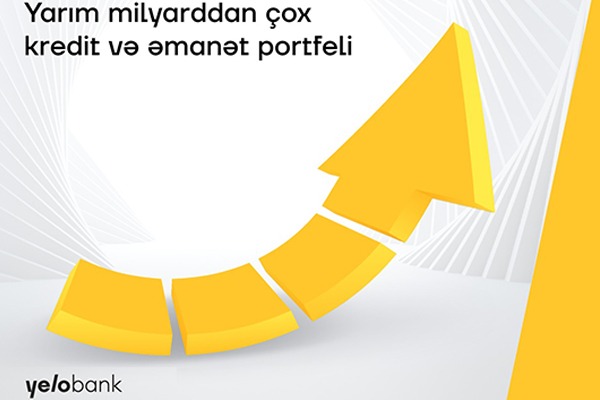 Yelo Bank-ın əmanət və kredit portfelləri yarım milyardı ötdü