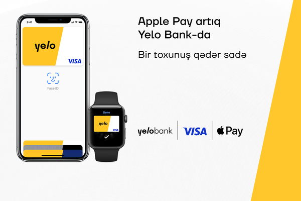 Apple Pay artıq Yelo Bank-da!