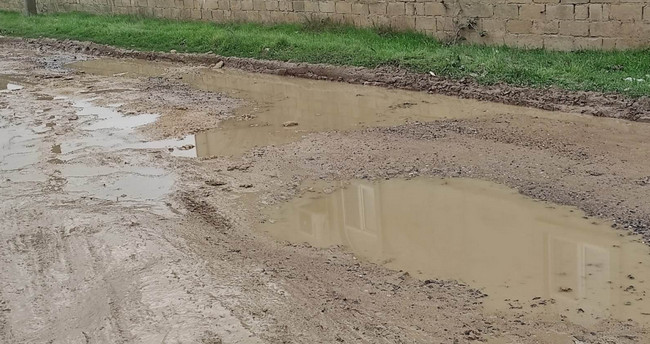 Digah qəsəbəsi, yolların vəziyyəti, bərbad yollar