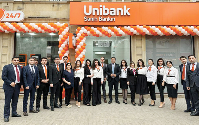 Unibank “Gəncə” filialını yeni konseptdə istifadəyə verib