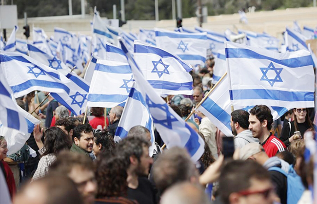 İsraildə girovların azad edilməsi tələbi ilə yeni etiraz aksiyası keçirilib