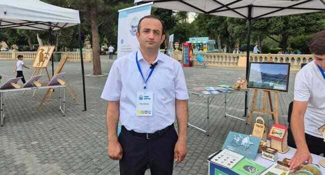 Göygöl Milli Parkının direktoru Fuad Quliyev / Foto: İradə Cəlil, Bizimyol.info