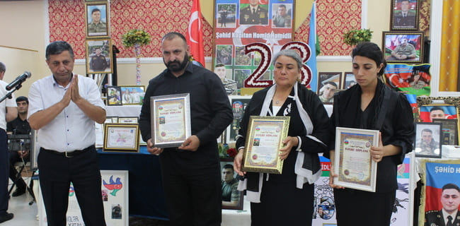 şəhid Həmid Həmidlinin ad günü tədbirindən / Foto: İradə Cəlil, Bizimyol.info