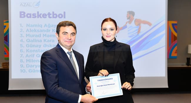 AZAL idman və intellektual yarışlarda uğur qazanan əməkdaşlarını mükafatlandırıb