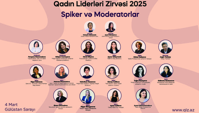 Ölkəmizdə ilk dəfə keçiriləcək Qadın Liderləri Zirvəsinin spikerləri bəlli oldu