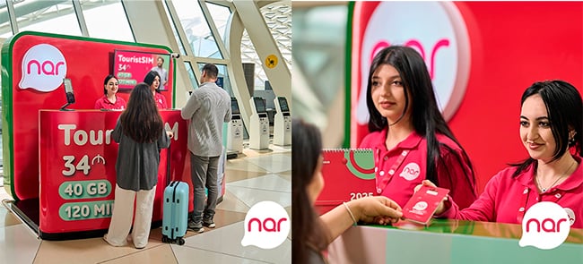 “Nar”ın sərfəli xidmətləri indi Bakı hava limanında
