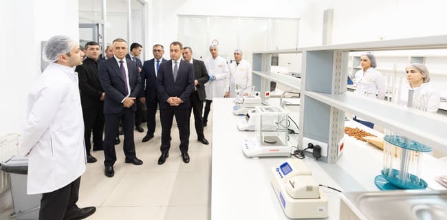 Nizami Rayon İcra Hakimiyyətinin başçısı Sahibkarlar Günü ilə əlaqədar “Ulduz” şokolad fabrikini ziyarət edib