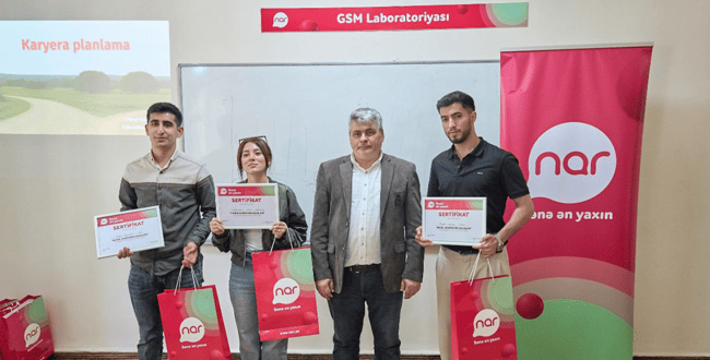 “Nar”ın dəstəyi ilə tələbələr üçün təlimlər keçirildi
