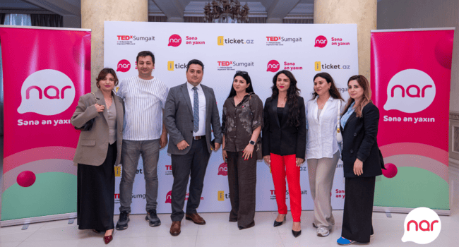 “Nar”ın əsas tərəfdaşlığı ilə “TEDx Sumgait” tədbiri uğurla başa çatdı